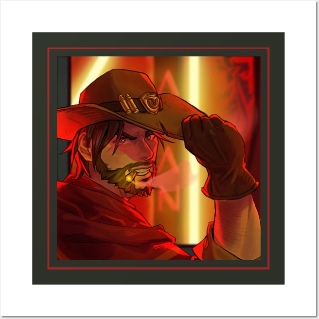 Jesse·Mccree Wall Art by LinRZ_Aran